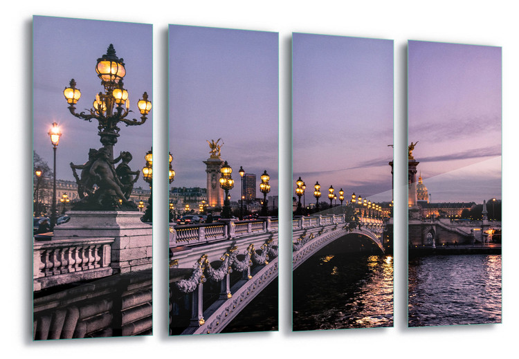 Skleněný Obraz Paris Evening
