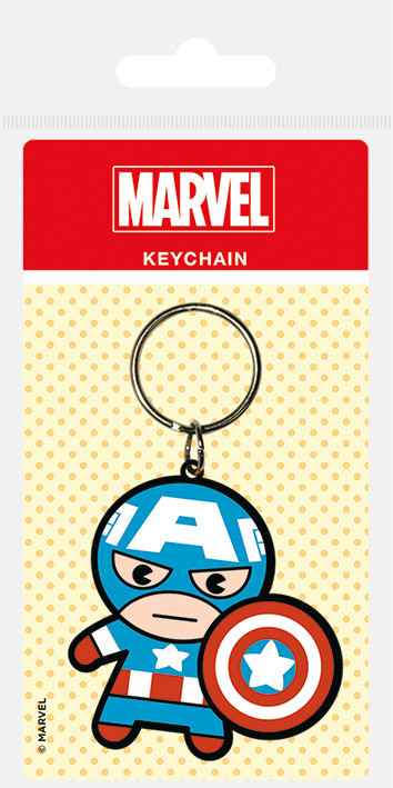 Portachiavi Marvel Kawaii - Captain America