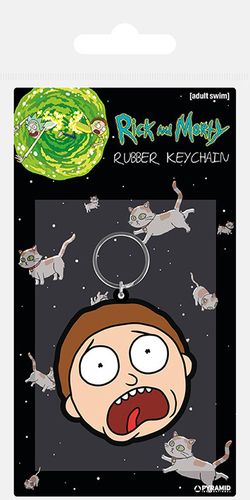 Klíčenka Rick and Morty - Morty Terrified Face