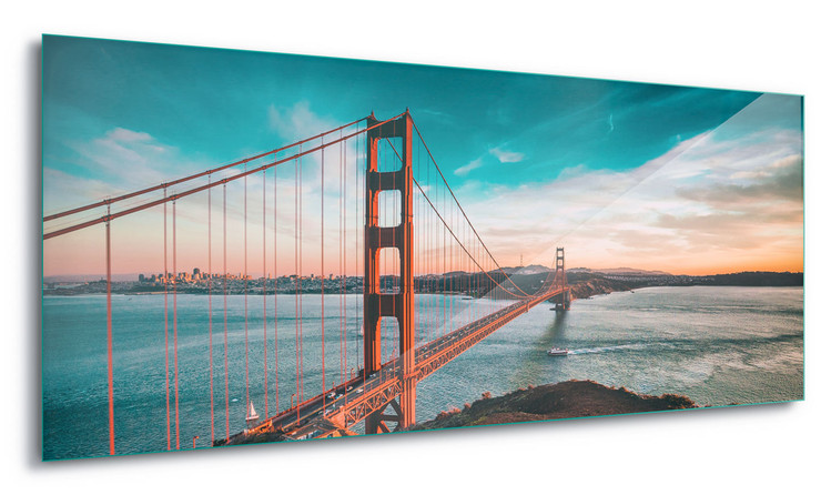 Skleněný Obraz Golden Gate Bridge