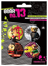 Ansteckerset BEAR13 - Bad taste bears