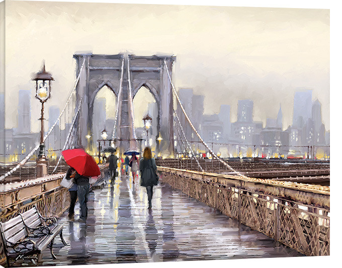 Obraz na plátně Richard Macneil - Brooklyn Bridge
