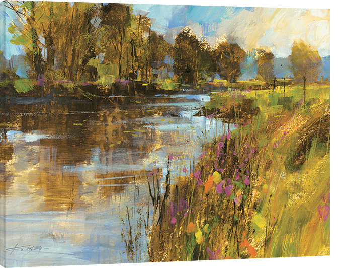 Obraz na plátně Chris Forsey - Spring River