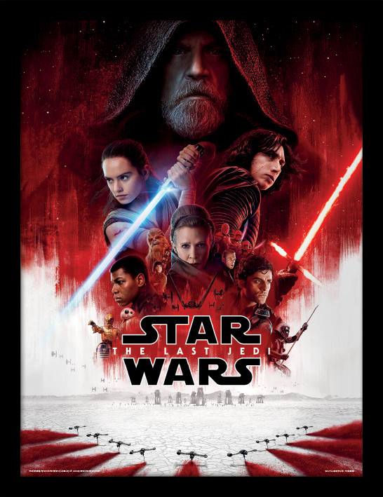 Plakat, obraz w ramce Star Wars The Last Jedi - One
                Sheet | Plakaty, obrazy | Posters.pl