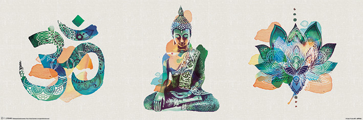 Poster Summer Thornton - Yoga Triptych