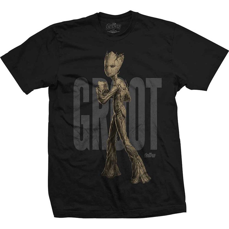 T-shirt Avengers - Infinity War Teen Groot Text