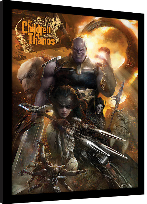 Poster incorniciato Avengers Infinity War - Children of Thanos
