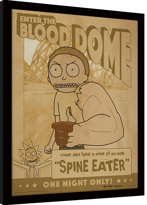 Poster incorniciato Rick and Morty - Enter The Blood Dome