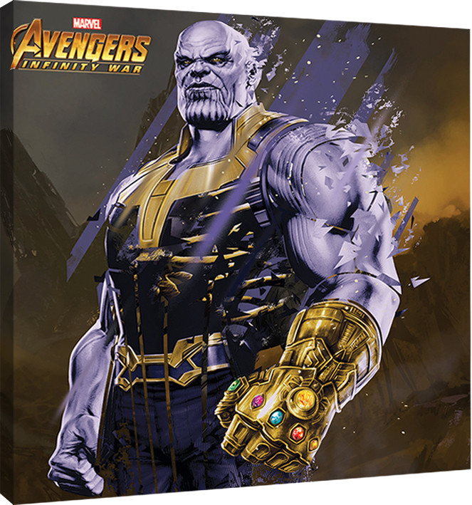 Obraz na plátne Avengers Infinity War - Thanos Fragmented