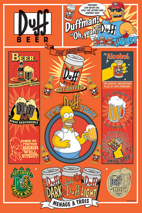 Poster The Simpsons - Duff