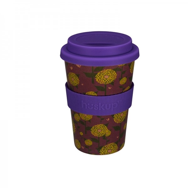 Eko kubek Huskup - Purple Sunflower