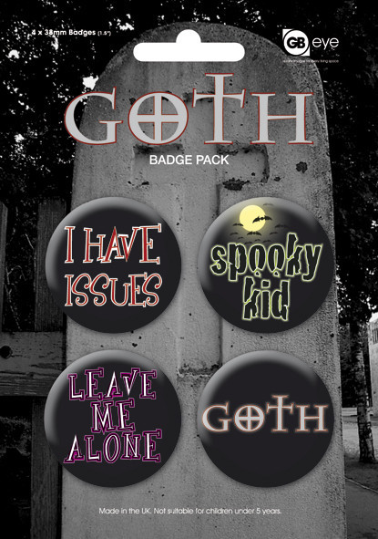 Set de badges GOTH
