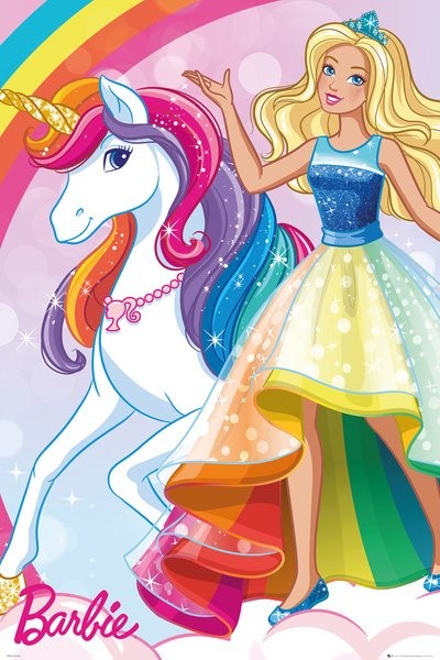 Poster Barbie - Unicorn