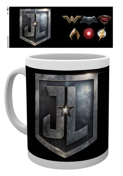 Koffie mok Justice League - Logos