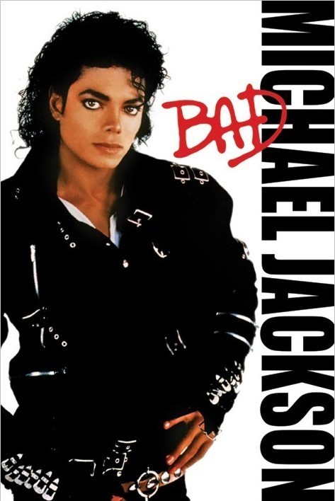Plakát Michael Jackson - bad