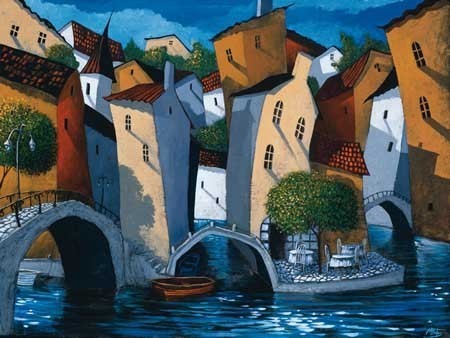Kunsttryk THREE BRIDGES