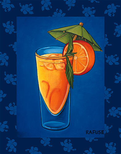 Umělecký tisk TROPICAL COCTAIL III
