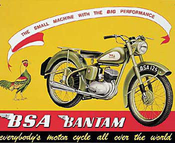 Metalskilt BSA BANTAM