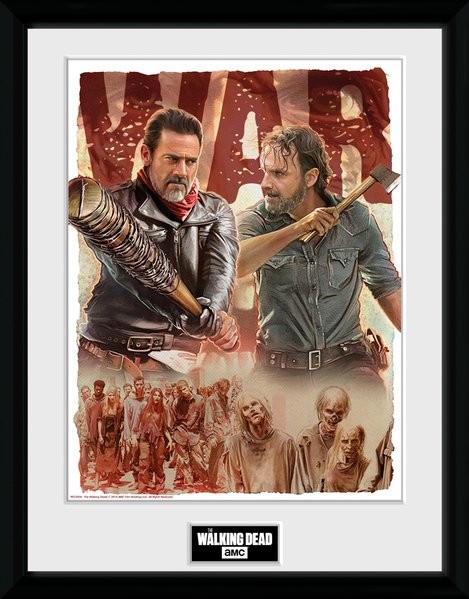 Poster incorniciato The Walking Dead - Season 8 Illustration