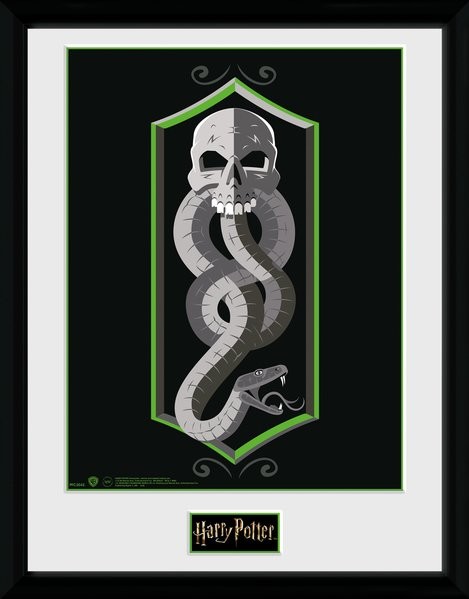 Gerahmte Poster Harry Potter - Skull
