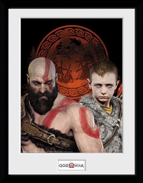 Rámovaný plakát God Of War - Portraits