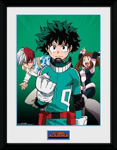 Ingelijste poster My Hero Academia