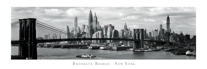 Poster Brooklyn bridge - New York
