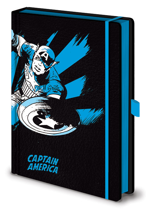 Quaderno Marvel Retro - Captain America Mono Premium