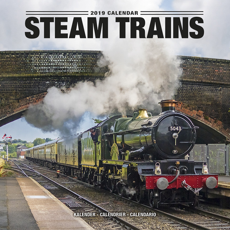 Calendario 2027 Steam Trains