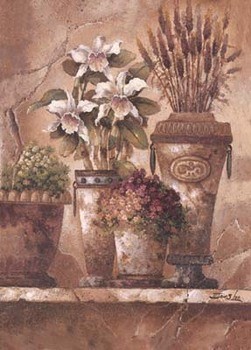 Umělecký tisk Floral Elegance I