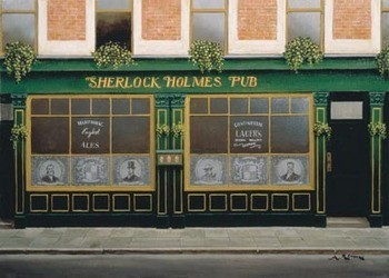 Művészeti nyomat Sherlock Holmes Pub