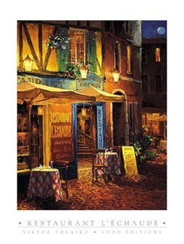 Umělecký tisk Restaurant L\\\\\\\'Echaude