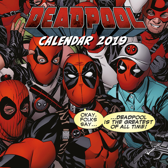 Calendrier 2027 Deadpool