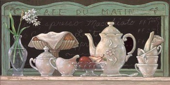 Umělecký tisk Cafe Du Matin
