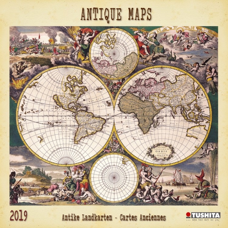 Naptár 2027 Antique Maps