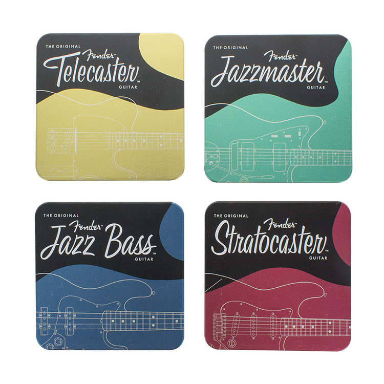 Coaster Fender - Metal Logo