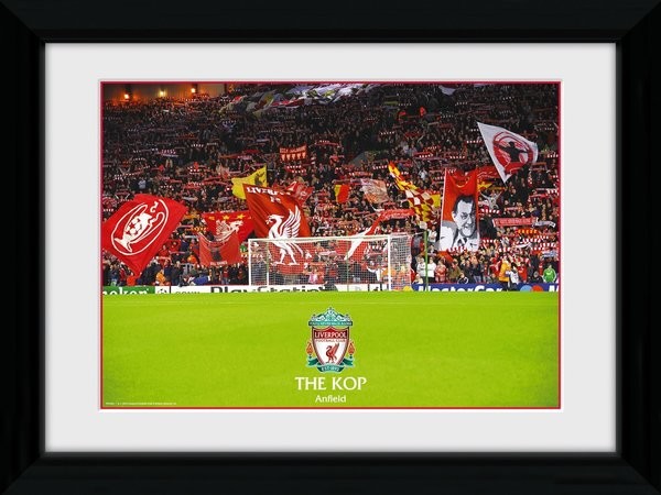 Framed Poster Liverpool - The Kop