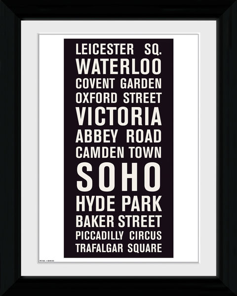 Gerahmte Poster London - Locations