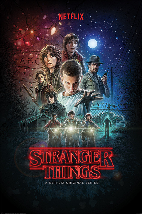 Plakát, Obraz - Stranger Things - One Sheet, 61x91.5 cm