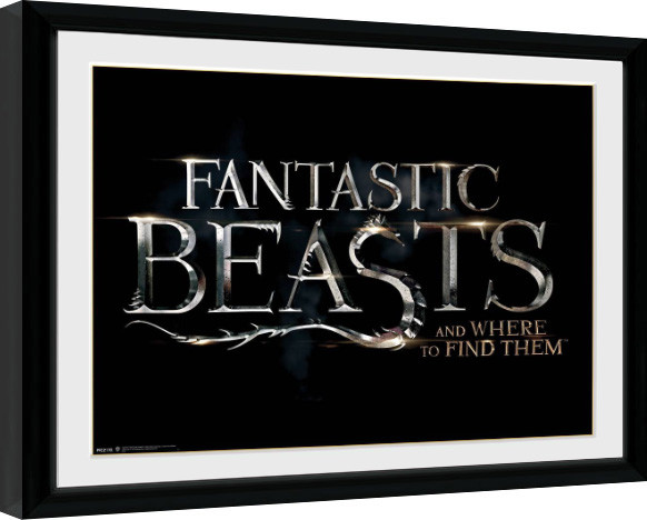 Poster enmarcado Fantastic Beasts - Logo