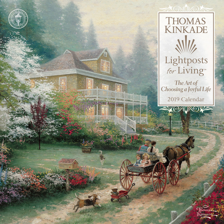 Naptár 2027 Thomas Kinkade - Lightposts for Living