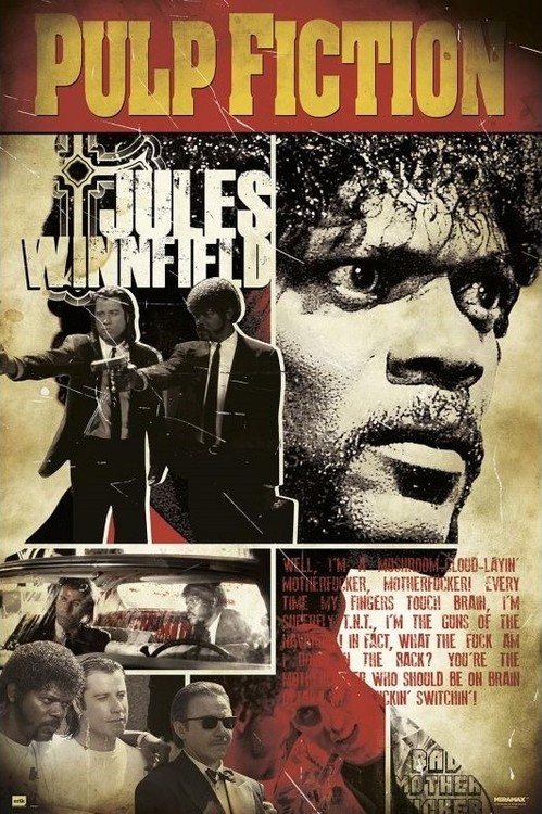 Plakát Pulp Fiction - Jules