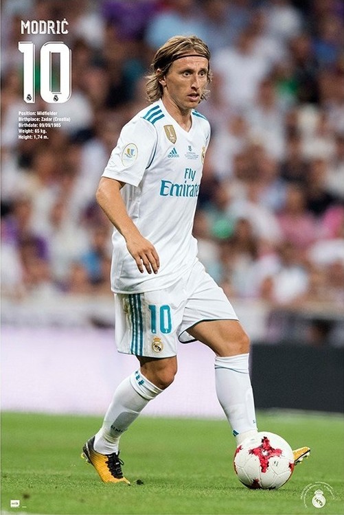 Poster Real Madrid 2017/2018 - Modric Accion
