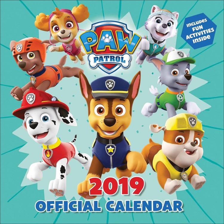 Calendario 2027 Paw Patrol