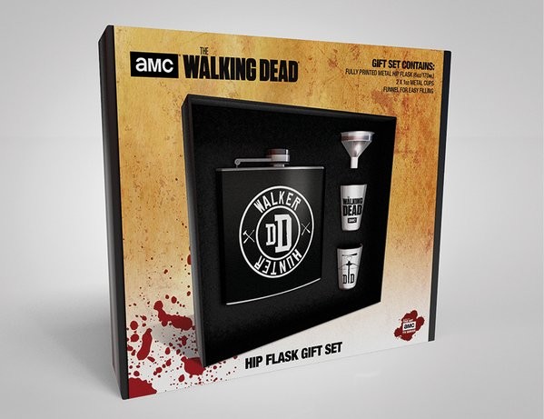 Flachmann: Geschenkset The Walking Dead - Walker Hunter