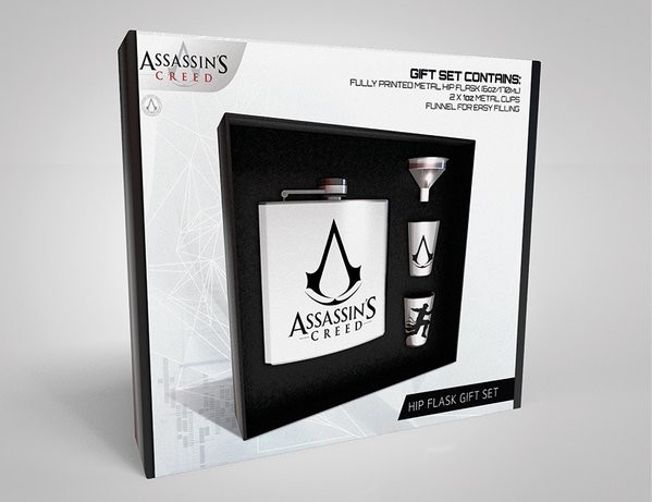 Ploskačka: Darčekový set Assassins Creed - Logo