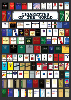Poster Cigarette of the world