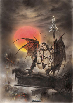 Poster Luis Royo - black tinkerbell