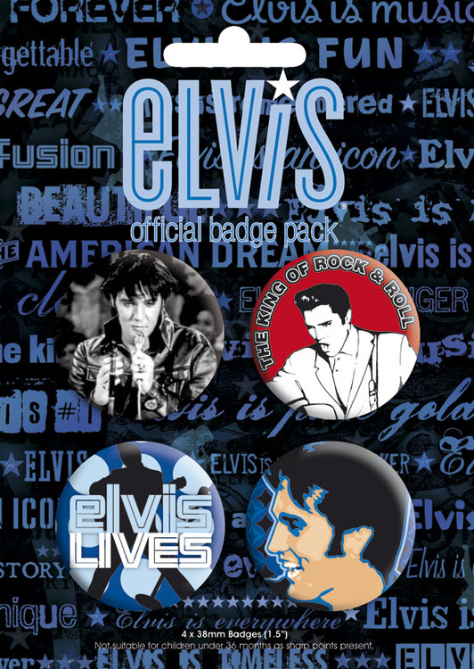 Set insigne ELVIS PRESLEY
