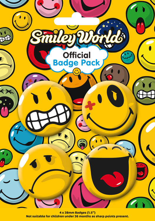 Set insigne SMILEY Expressions